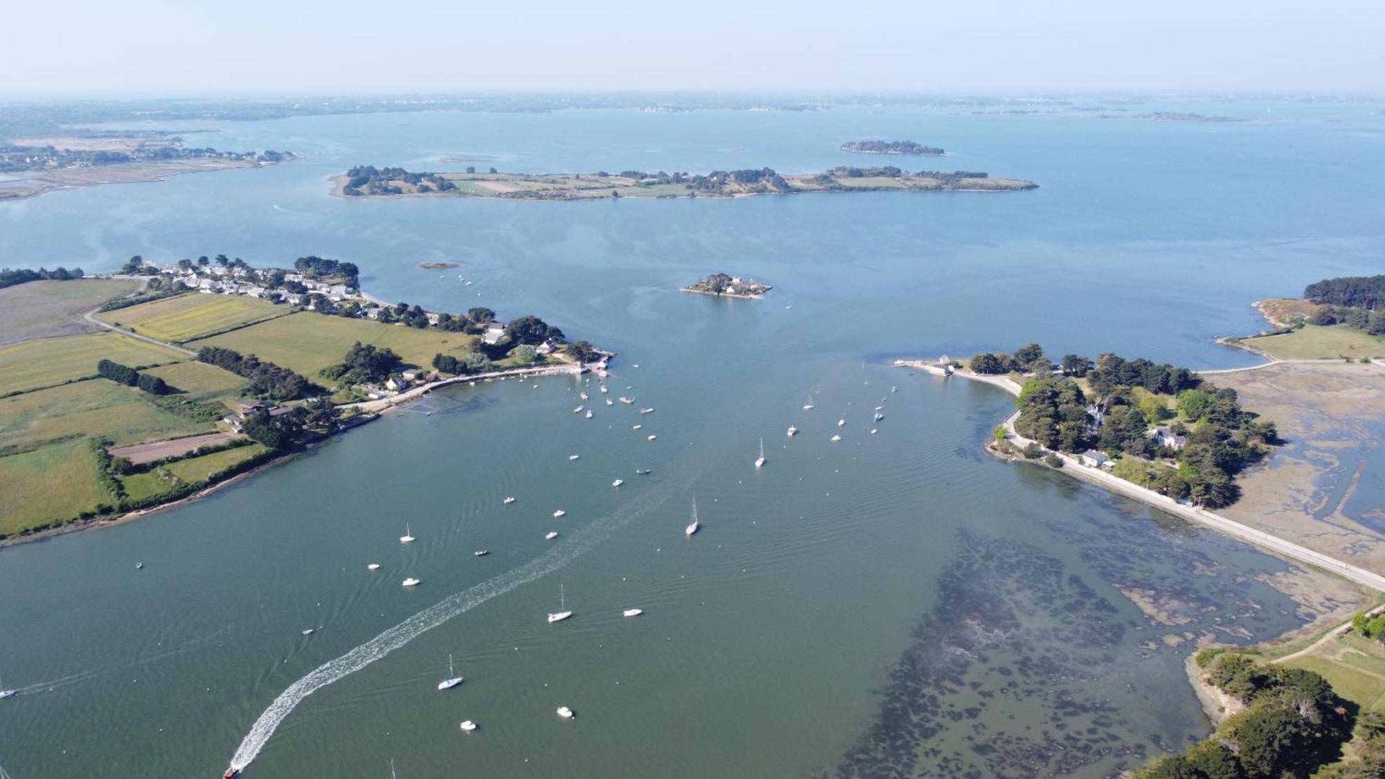 Maison Golfe Du Morbihan - Vue Mer - Plage A 600M - 6 Chambres Séné المظهر الخارجي الصورة